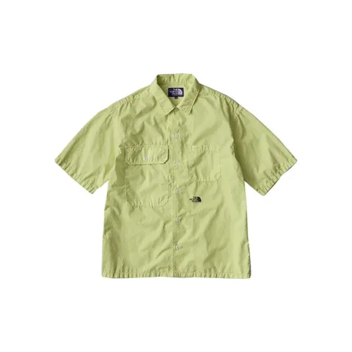 THE NORTH FACE PURPLE LABEL Shirts Men Yellow Green