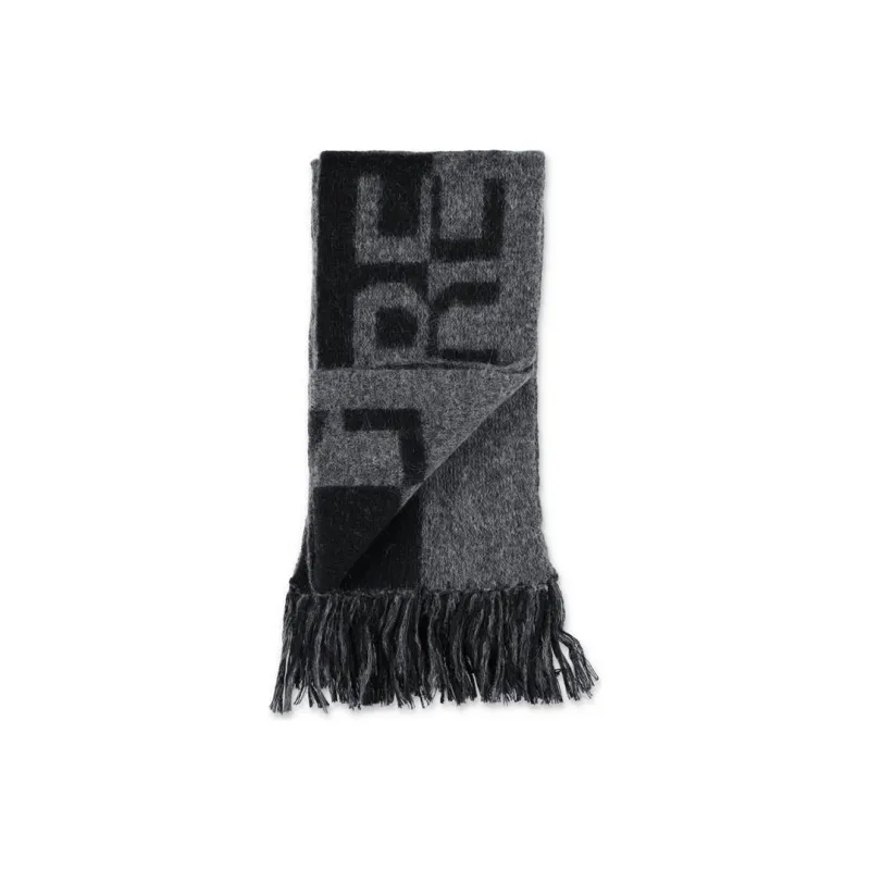 SAINT LAURENT Logo-print Scarf-0