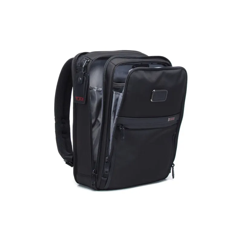 TUMI Alpha 3 Nylon Fabric Backpack Large Size Men's Black-2