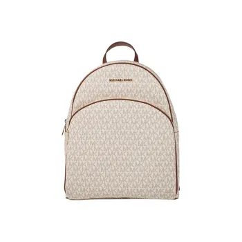 MICHAEL KORS MICHAEL KORS Luggage Collection Leather Backpack Large Size Women's Ecru