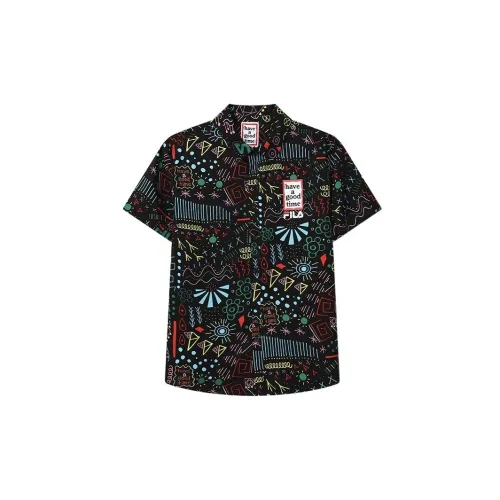 FILA X HAGT Shirts Men Black