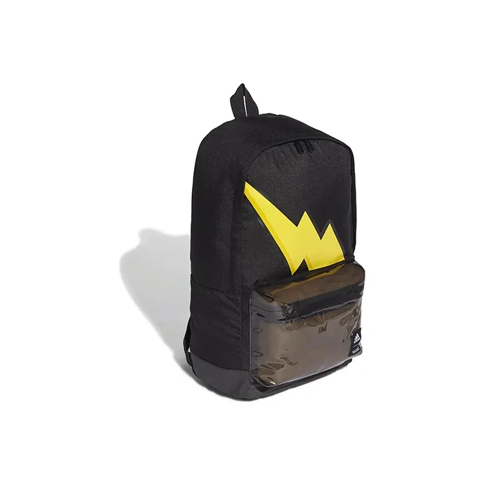 Adidas Neo Pokémon Pikachu Collaboration Recycled Polyester Backpack Regular Unisex Black-2