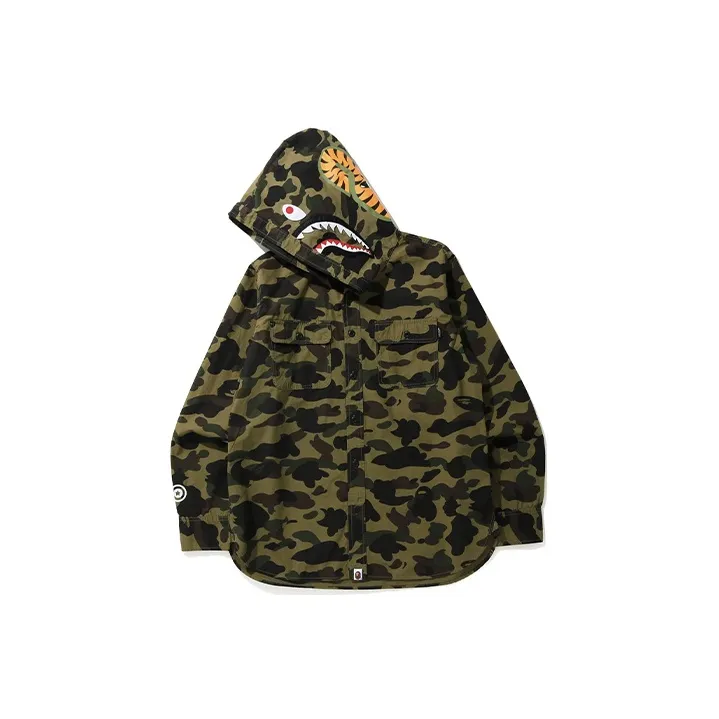 Bape Windstopper 1st Camo Shark Hoodie Jacket Jacket-1