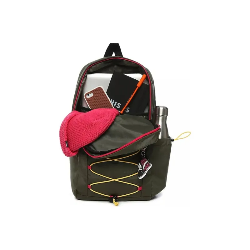 Vans Polyester Backpack Unisex Green-3