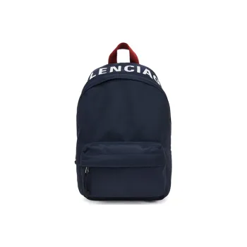 Balenciaga Nylon Backpack Unisex Dark Blue