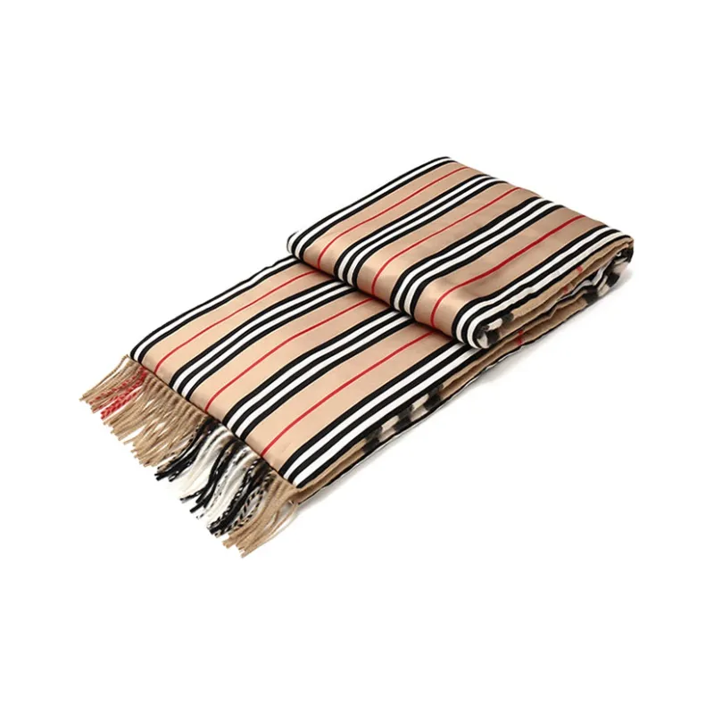 Burberry Cashmere Knit Scarves Unisex-2
