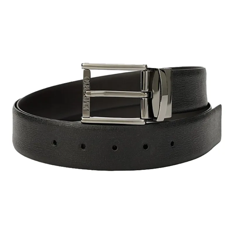 EMPORIO ARMANI Leather Leather Belts Men's Width  3.5cm-0