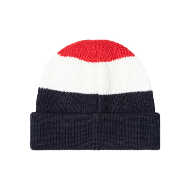 Moncler Striped Hat With Pom Pom-1