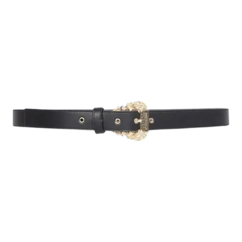VERSACE JEANS COUTURE Leather Belts Women's Black