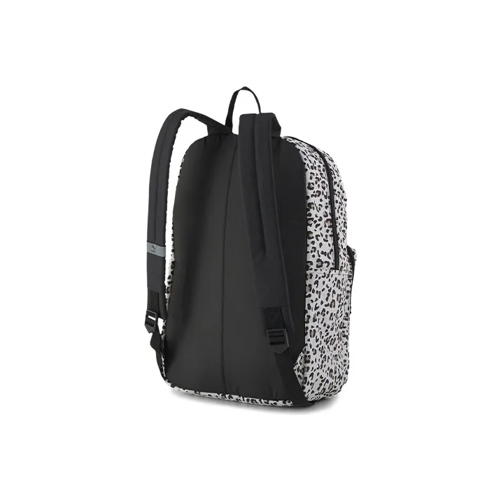 PUMA Fabric Backpack Regular Unisex Black White-2