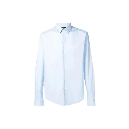 EMPORIO ARMANI Shirts Men Blue