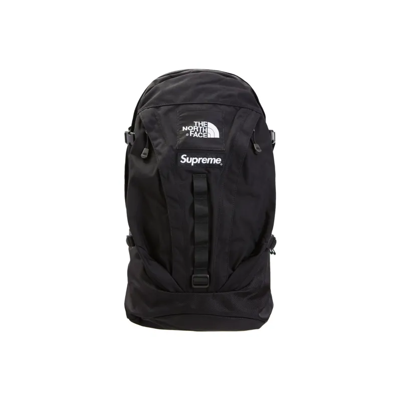 Supreme The North Face, Collaboration Supreme FW18 Nylon Fabric Laptop Bag Backpack Regular Unisex Black-0