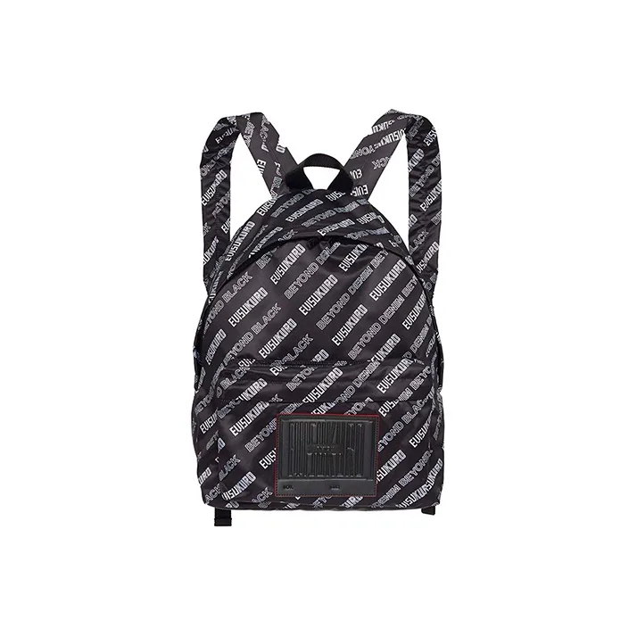 EVISU Polyester Backpack Regular Unisex Black-0