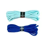 Lake Blue Round Shoelace 1 Pack+Dark Blue Round Shoelace 1 Pair