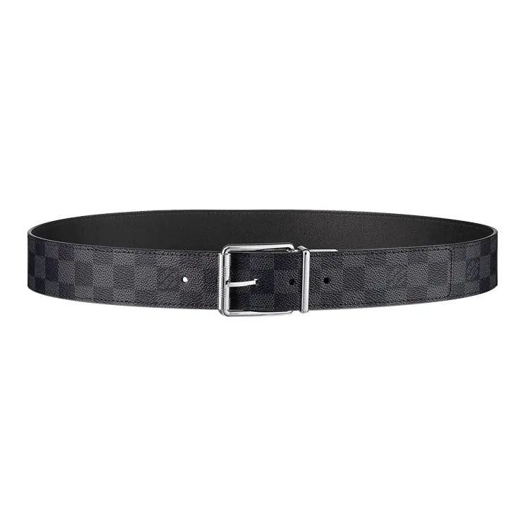 LOUIS VUITTON Belt Reversible Damier Graphite 40 Mm-0