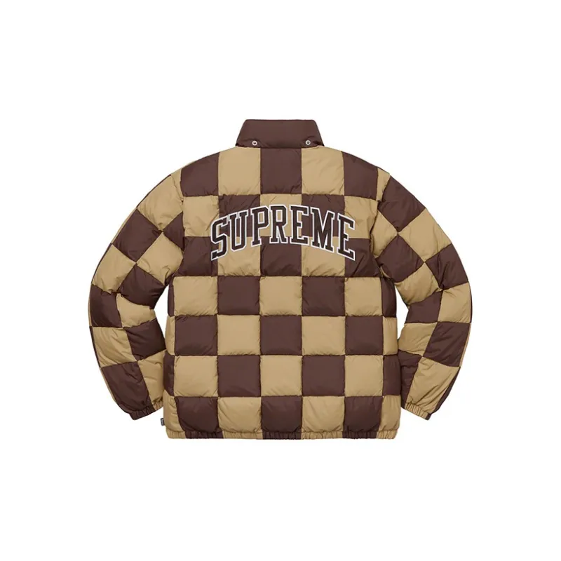 Supreme Checkerboard Puffy Jacket-1