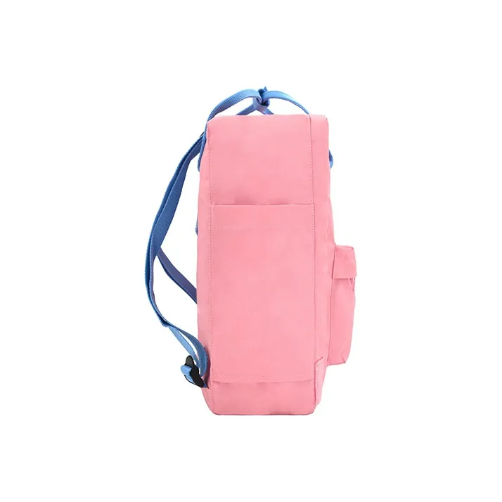 Fjallraven Kanken Fabric Backpack Regular Women's Light Pink/Air Force Blue-2