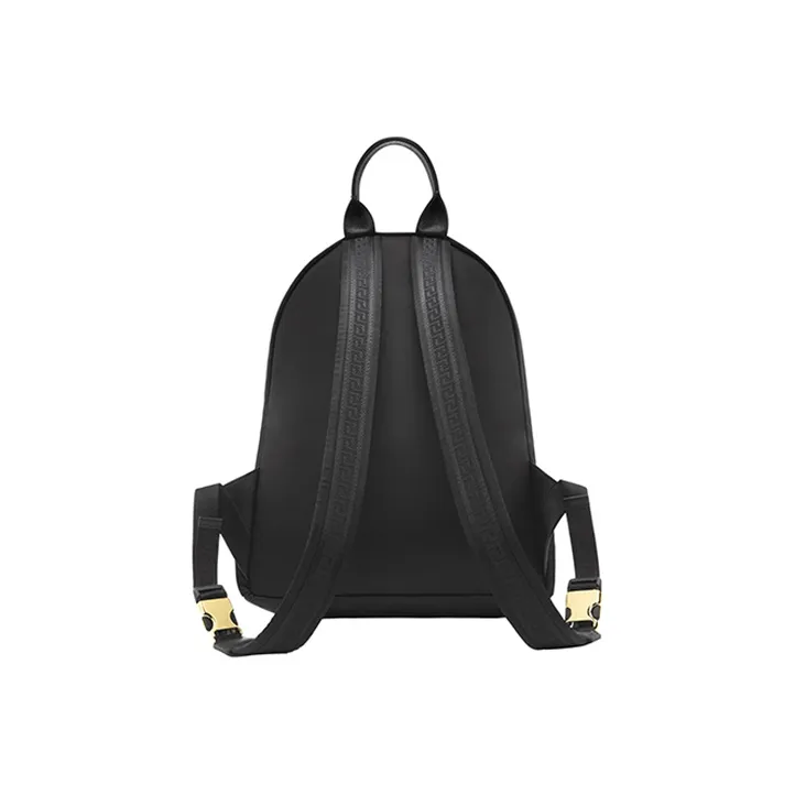 VERSACE Polyamide Laptop Backpack Men's Black-1