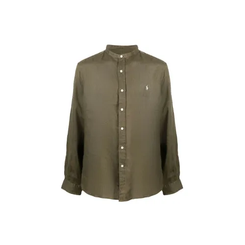 Polo Ralph Lauren Shirts Men Dark Green