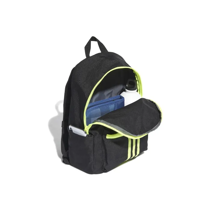 Adidas Cotton Backpack Regular Unisex Black/Neon Yellow-2