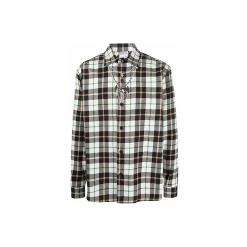 Marcelo Burlon County Of Milan Feather Checked Shirt