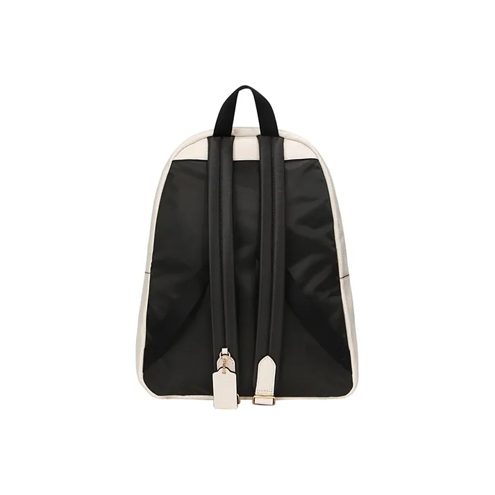 COACH Charlie Leather Backpack Large Size Women's White-3