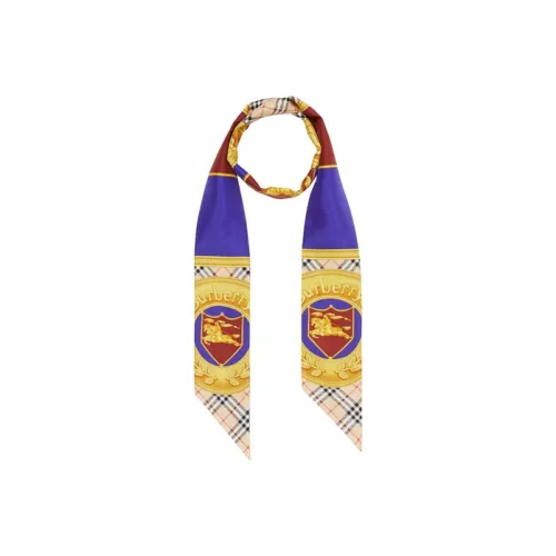 Burberry Silk Scarves Women's Multicolor