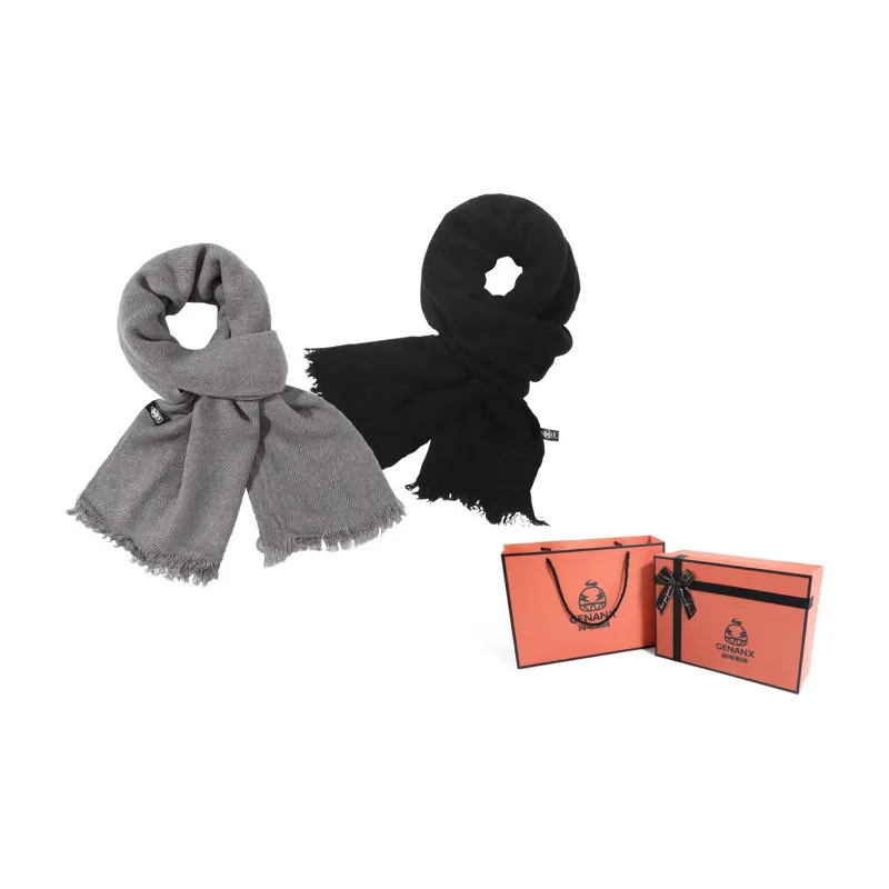 GENANX Knit Scarves Unisex-9