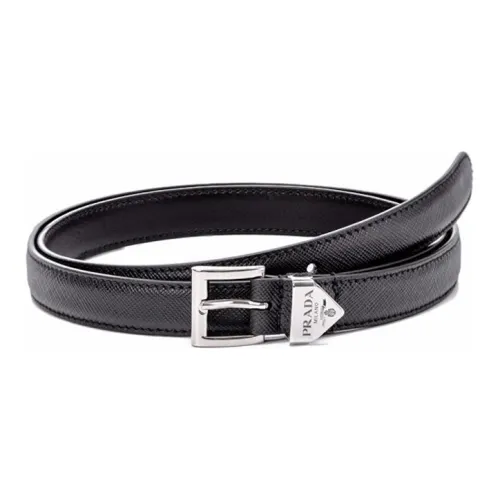 PRADA Saffiano Leather Belts Women's