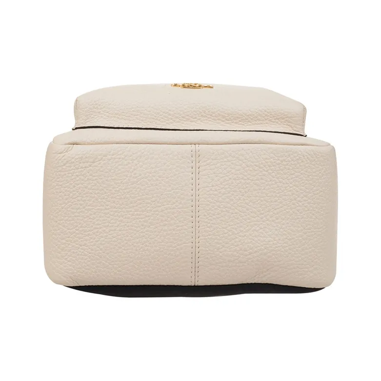 COACH Charlie Leather Backpack Mini Women's White-4