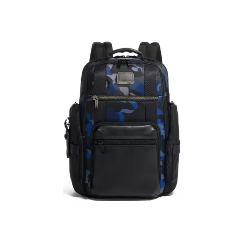 TUMI JDX JD.com Collaboration Alpha Bravo Polyester Travel Backpack Men's Black
