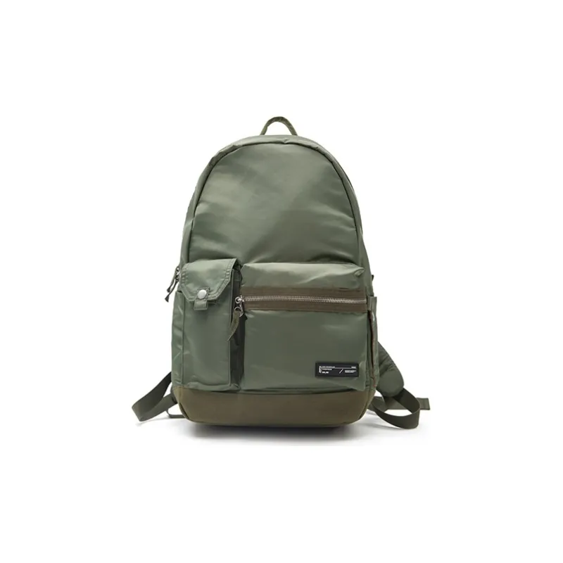 FLOAT Polyester Backpack Regular Unisex Black/Army Green-2