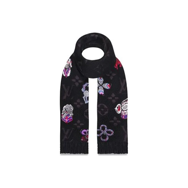 LOUIS VUITTON Knit Scarves Unisex-2