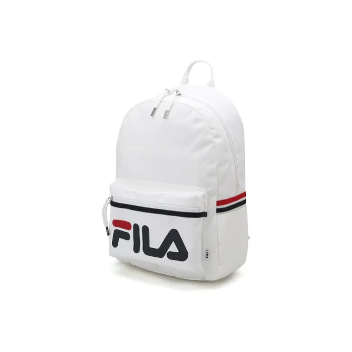 FILA Polyester Backpack Regular Unisex White-1
