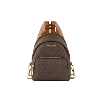 MICHAEL KORS Erin PVC Polyvinyl Chloride Backpack Women's Brown