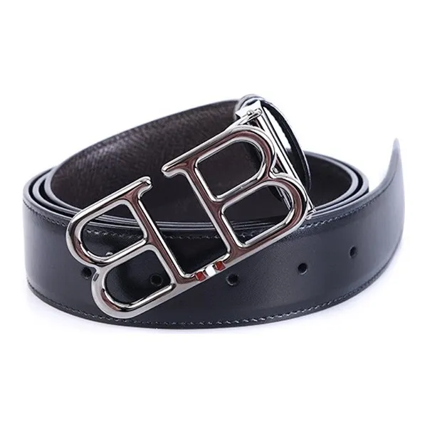 BALLY Leather Logo-buckle Belt-1