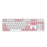 Mechanical Engineer Alloy, White Pink, Single-Color Lighting 108 Keys