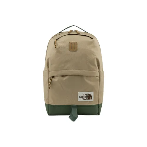 THE NORTH FACE Polyester Backpack Regular Unisex Dark Khaki Multicolor
