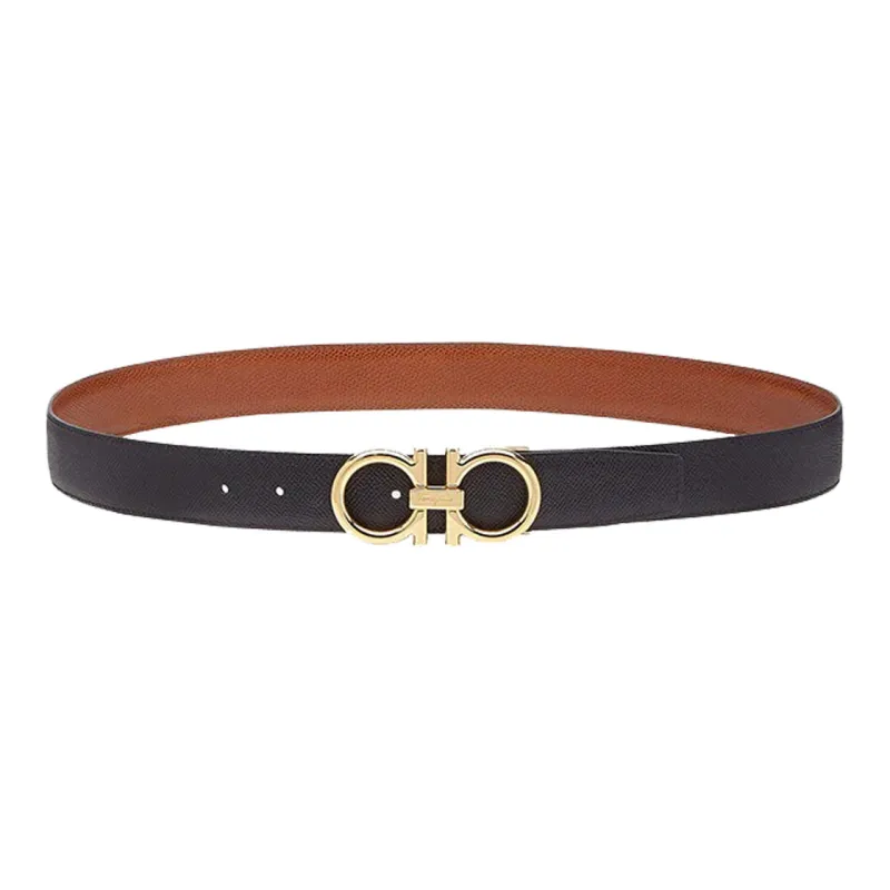 Ferragamo Gancini Buckle Reversible Belt-0