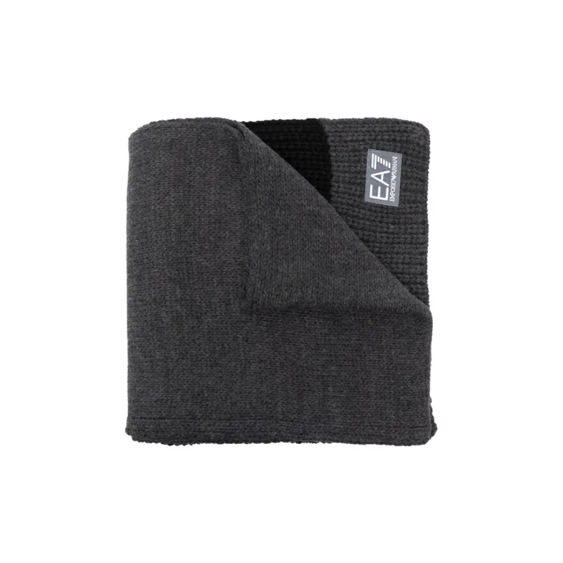 EMPORIO ARMANI Knit Scarves Men's Gray-0