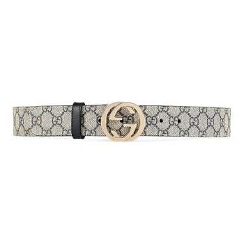 GUCCI Gg Supreme Belt With G Buckle
