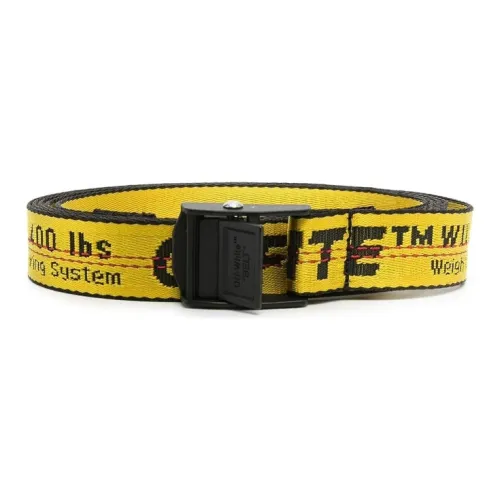 OFF-WHITE Leather Belts Women's Yellow