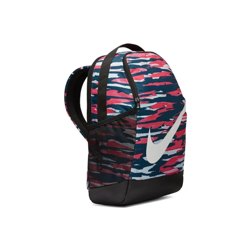 Nike Polyester Backpack Regular Unisex Black Red-1