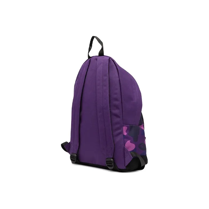 A BATHING APE Polyester Backpack Regular Unisex Purple-1