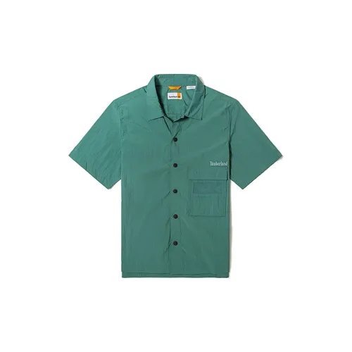 Timberland Shirts Men Blue/Green