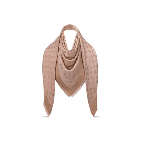 LOUIS VUITTON Monogram Denim Shawl