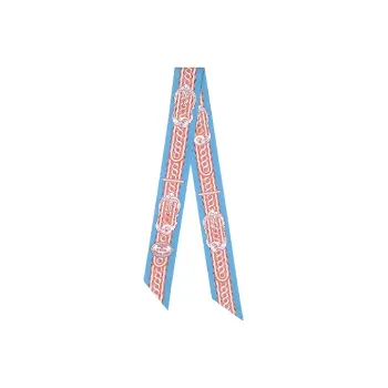 HERMES Silk Scarves Women's Pink