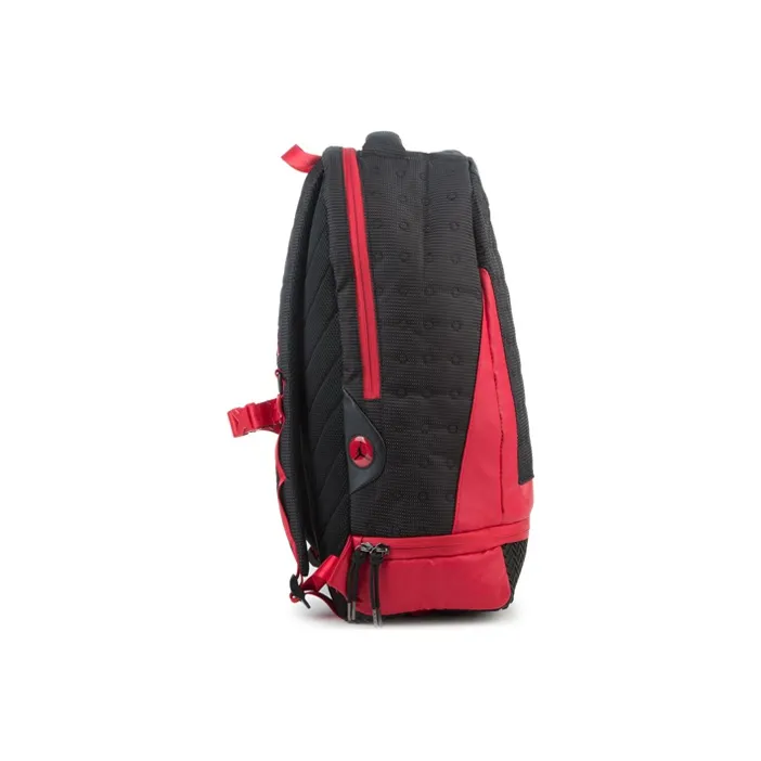 Jordan Polyester Basketball Bag Backpack Unisex Bred Black Red-1