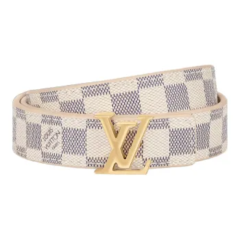 LOUIS VUITTON Double-Sided Smooth Buckle Women's Width: 2cm