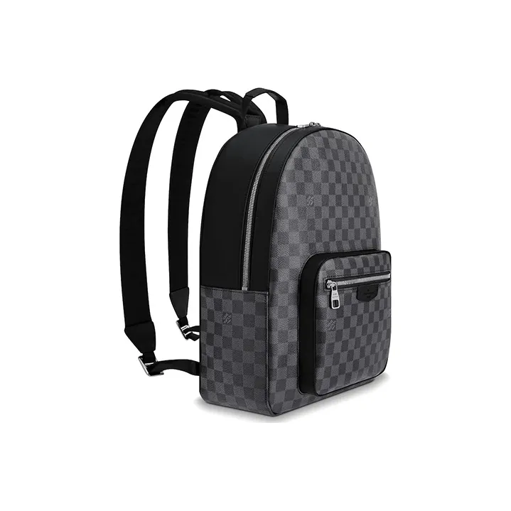 LOUIS VUITTON Josh Coated Canvas Backpack Regular Men's Graphite-1